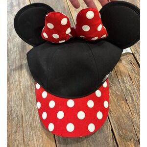Disneyland Resort Minnie Mouse Disney baseball hat with ears and bow